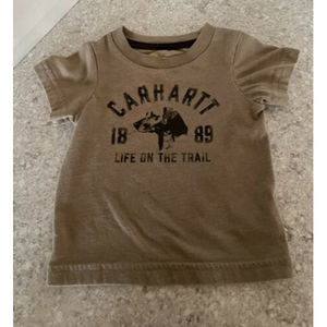 Carhartt T Shirt Infants Size 3 Months Brown Lab Dog